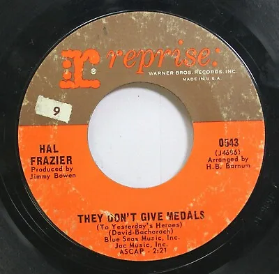 Soul 45 Hal Frazier - They Don'T Give Medals / Spin-Spin On Reprise • $5