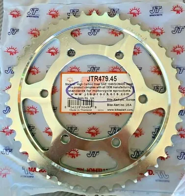 Yamaha FZ1 R1 MUZ 45T JT Steel Rear Sprocket 530 Chain NEW • $36.98