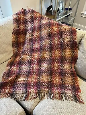 Missoni Home For Roche Bobois Paris Wool Knit Fringe Throw Sofa Blanket • $220