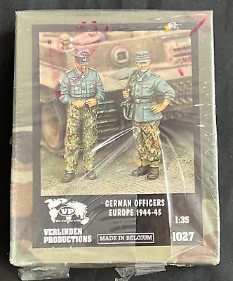 Verlinden 1/35 WW2 WWII German Officers Europe 1944-1945 Figure Kit #1027 • $13.99