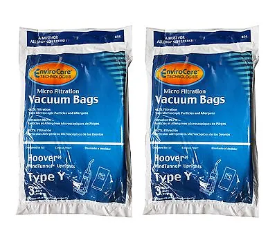 6 Hoover Allergy Vacuum Type Y Bags WindTunnel Upright Vacuum Cleaners 4365... • $7.99