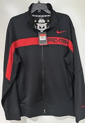 Nike Dri-Fit Black & Red Manny  Pac-Man  Pacquiao Full Zip Track Jacket Size L • $149.99