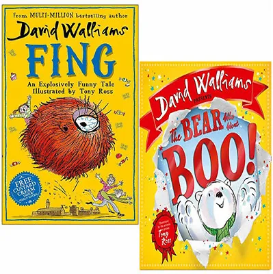 David Walliams Collection 2 Books Set (Fing  Blob) Paperback NEW  • £19.99