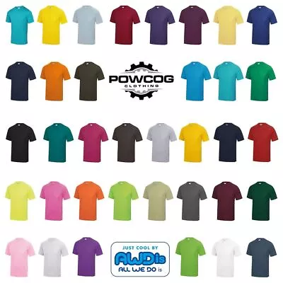 £6.75 • Buy AWDis Unisex Sport T-Shirt Quick Dry Running Gym Performance Top Vegan JC001