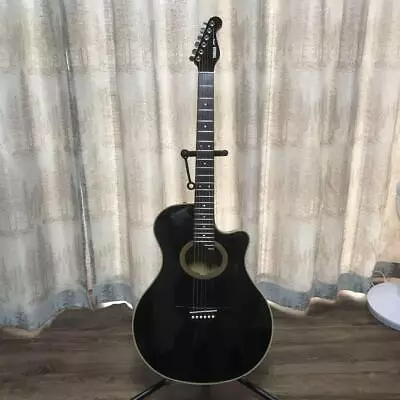 Electric Acoustic Guitar Yamaha APX-6S Black Fishman Pickup With Hard Case • $841
