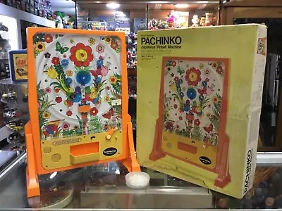 EPOCH #3000 PACHINKO MACHINE JAPANESE PINBALL STAND MARBLES & BOX 1972 Flower • $99.99