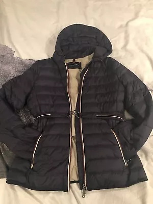 Marc O'Polo Women's Quilted Hooded Puffer Jacket Padded Down Size 38 *BRAND NEW* • £60