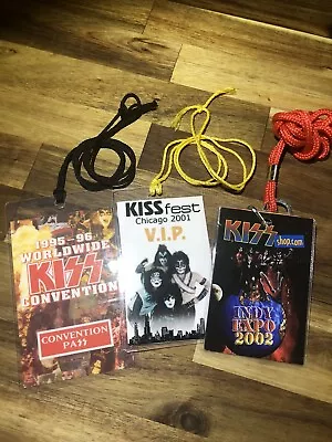KISS OFFICIAL CONVENTION Lanyard Chicago INDY • $35