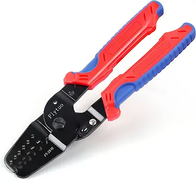 Flytuo Open Barrel Crimping Tool Mini Micro Molex Ratchet Crimper Tool Works On • $25.79