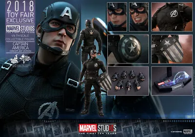 2018 Toy Fairs Hot Toys 1/6 Marvel Captain America Mms488 Concept Art Version • $987.79