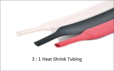 NANSH Adhesive Lined 3:1 Heat Shrink Tubing Marine Grade Wire Wrap Protection • $10.99