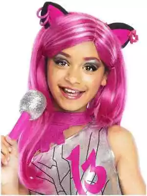 Catty Noir Wig Monster High 13 Wishes Fancy Dress Halloween Costume Accessory • $19.77