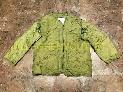 US Army Military M-65 FIELD JACKET QUILTED COAT LINER OD Green Size Small NEW • $29.90