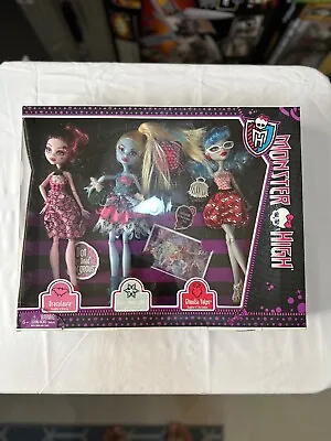 Monster High DOt Dead Gorgeous 3 Pack Draculaura Abbey And Ghoulia NFRB • $169