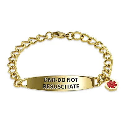 DNR-Do Not Resuscitate Identification Medical ID Bracelet Pre Engraved • $31.99