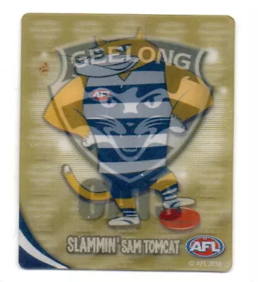 2010 Afl Ultra 3d Footy Plays Snackbrands - #35 Gold Team Logo Emblem (geelong) • $7.50