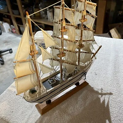 Wooden Sailing Ship Model • $51