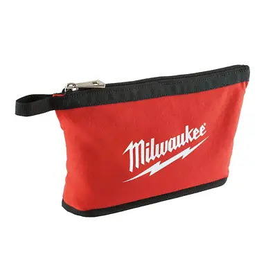 Milwaukee Red Zipper Tool Bag 12  W X 8  H • $17.55