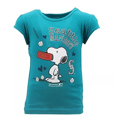 Seattle Mariners MLB Genuine Infant Toddler Girls Size Snoopy T-Shirt New Tags • $12.95