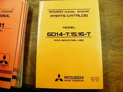 Mitsubishi 6d14-t.15.16-t Parts Catalog 6d14 • $45