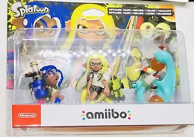 $134.95 • Buy Nintendo Amiibo Splatoon Triple Set Octoling (Blue) Inkling (Yellow) SmallFry