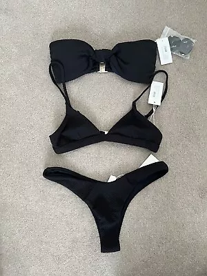 TIGERLILY Santa Rosa Black Bikini Set Size XXS Or 6 NEW RRP $217 Tiger Lily • $75