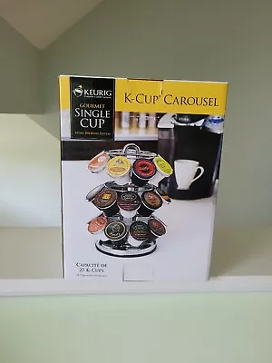 EUC Spinning K-Cup Carousel Holder Holds 27 K-Cups • $19.99