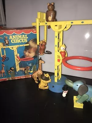 Vintage Fisher Price Toys Animal Circus Complete W/ Original Box • $41