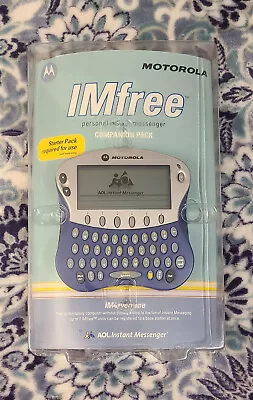 Vintage - Motorola IMfree #56567 Personal Instant Messenger - AOL IM 2003 New • $39.91