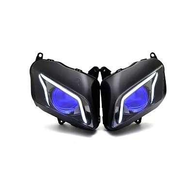 1X LED Headlight For Honda CBR600RR 2007-2012 Motorbike Front Headlamp DRL Blue • $499