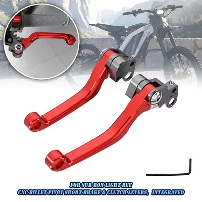 CNC Billet Pivot Brake & Clutch Levers For Sur-Ron MX And X For Segway X260 • $29.99