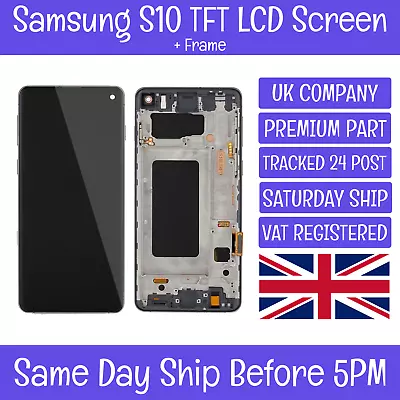 Samsung Galaxy S10 G973F TFT Incell LCD Screen Display Touch Digitizer +Frame • £73.99