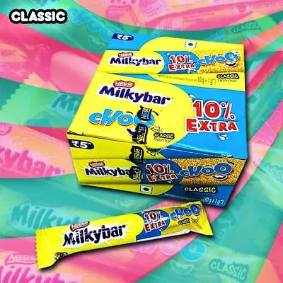 Original Nestle Milky Bar Choo Classic ChocolateStrawberry Mango And Mix Fruit • £10.99