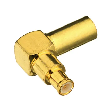 $4.78 • Buy 50 Ohm MCX Jack Female To MCX Male Plug Right Angle RF Coaxial Adapter Connector