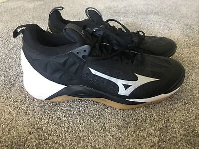 New Mizuno Men’s Volleyball Shoes - Size 10 - Wave Momentum - Black - W11.5 • $74.99