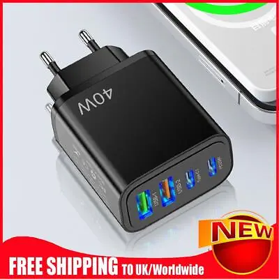 £6.23 • Buy USB C Fast Charger Block 4 Ports Fast USB C Wall Charger For IPhone 14 13 12