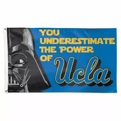 NCAA UCLA Bruins Darth Vader Wincraft 3' X 5' Deluxe Flag W/ Brass Grommets NEW! • $39.99