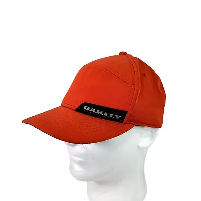 OAKLEY Performance Hat Orange Strapback Cap W Reflector • $14.99