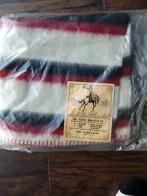 $99.99 • Buy Western Saddle Blanket Vintage Sears Roebuck & Co New 