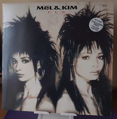 MEL AND KIM- FLM- 1987- VINYL ALBUM- Supreme Records SU2- Inc Free Colour Poster • £7.99