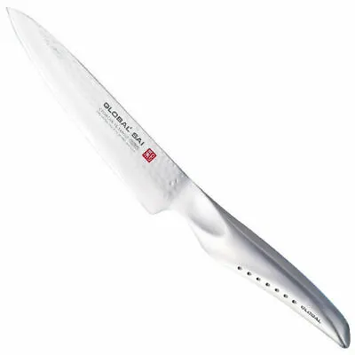 JAPANESE GLOBAL SAI 14.5cm UTILITY KNIFE CROMOVA 18 SANSO *BNIB* IKASU 79808 • $125.99