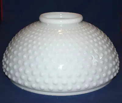 Vintage White Milk Glass Hobnail Gwtw Lamp Shade 9 7/8  • $39.95