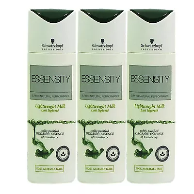 3x Schwarzkopf Essensity Lightweight Milk Fine Normal Hair 200ml  • £9.99