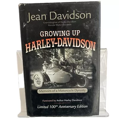 Growing Up Harley Davidson Book By Jean Davidson Memoirs Of Motorcycle Dynasty • $12