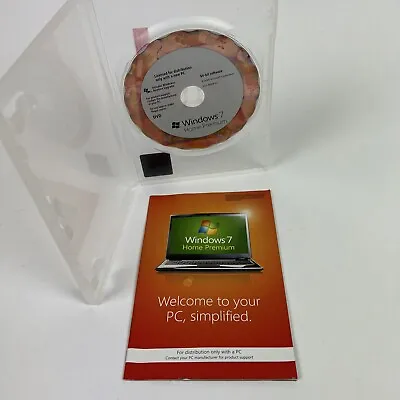 £26.99 • Buy Microsoft Windows 7 Home Premium 32 Bit Version Disc (FULL INSTALL),,