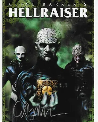 Clive Barker Hellraiser Original Autographed 8X10 Photo • $75