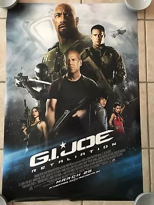 GI Joe Retaliation Original Poster | 27x40 | DS | Rolled | The Rock • $22.99