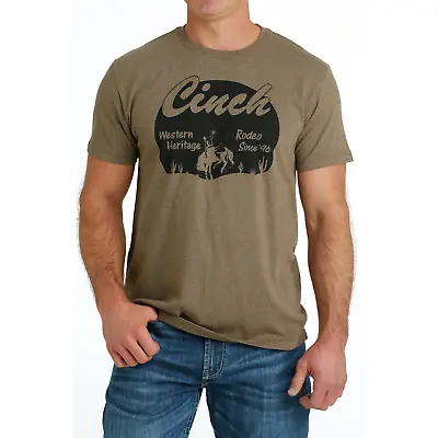 Cinch Men's Brown Western Heritage Graphic T-Shirt MTT1690597 • $26.95