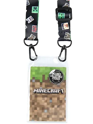 Minecraft Logo Creeper Lanyard With Mask Holder - NEW • $6