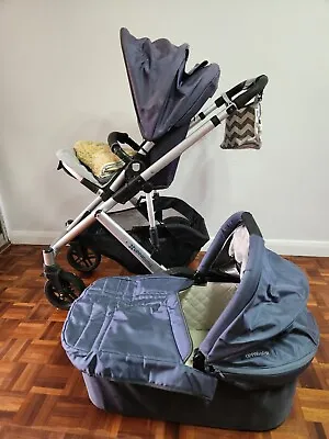 Uppababy Visa Pram System: Pushchair Carrycot All Accessories • £39.99